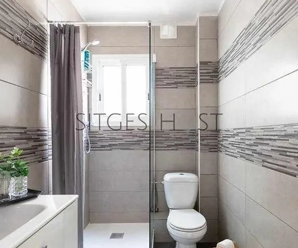 Con Patio Y A 5 Minutos De La Playa شقة سيدجيس